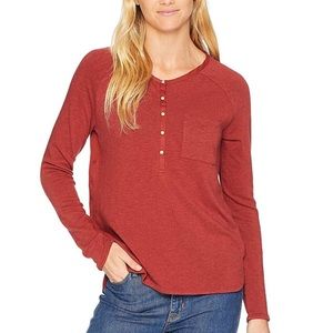 Prana Hensley Henley in Mulled Wine NWT